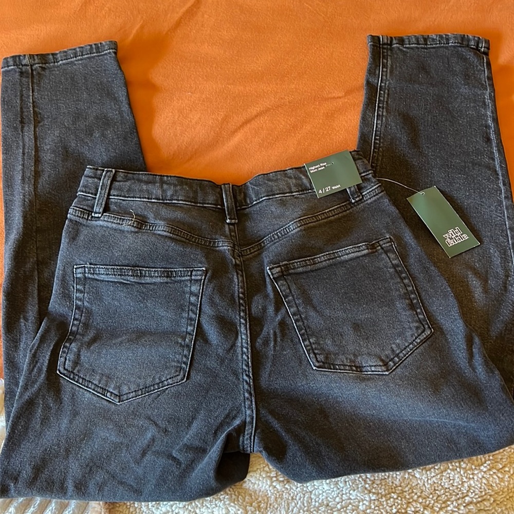 Size 4 mom jean black